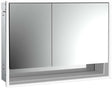 EMCO Lichtspiegelschrank loft Unterputz 1000 mm 2-türig mit Unterfach und LED-Beleuchtung