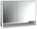 EMCO Lichtspiegelschrank loft Unterputz 1000 mm 2-türig mit Unterfach und LED-Beleuchtung