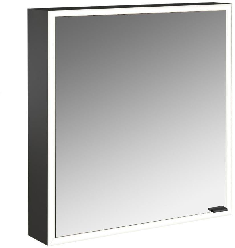 EMCO LED-Lichtspiegelschrank prime 600 mm, 1 Tür, Aufputz, verspiegelt, dimmbar, IP20
