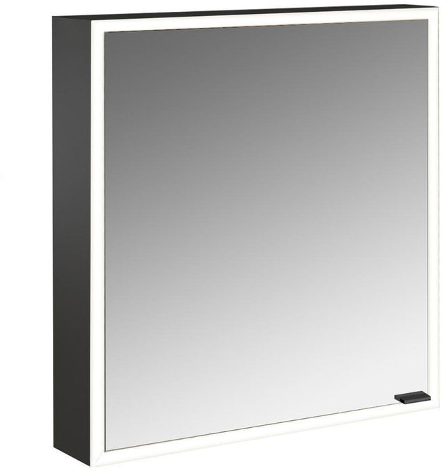 EMCO LED-Lichtspiegelschrank prime 600 mm, 1 Tür, Aufputz, verspiegelt, dimmbar, IP20