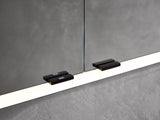 EMCO Lichtspiegelschrank prime slim 08309 Unterputz, 3 Türen, 1600 mm, alu/weiß, LED, Touch