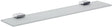 EMCO LOFT Ablage 600 mm Kristallglas satiniert mit Chrom-Rahmen