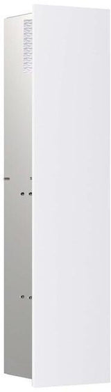 EMCO asis pure WC-Modul Unterputz 730 mm, Anschlag rechts, Glasfront – mit WC-Bürste & Reserverollenhalter