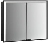 EMCO prime 3 LED-Lichtspiegelschrank 1200 mm, 2-türig, Unterputz, Aluminium