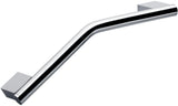 EMCO Wannengriff system2 00133 gebogen 348 mm chrom – Haltegriff für Wandmontage