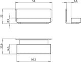 EMCO Spiegeltürgriff Set LOFT – 1x mit Logo, 1x ohne Logo, 2 Griffe