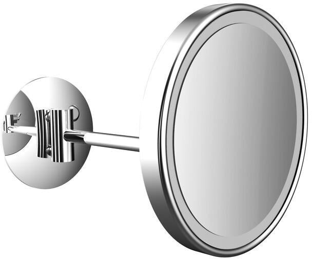 EMCO pure LED Kosmetikspiegel 3-fach, 1-armig, D: 203 mm, Touch-Sensor, IP 44