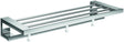 EMCO Bad Handtuchablage LOFT mit Badetuchhalter 600 mm, 3 abnehmbare Haken, Chrom