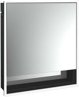 EMCO Lichtspiegelschrank loft 05201 Unterputz 600 mm, 1 Tür links, LED, Aluminium
