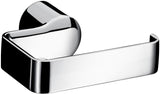 EMCO Papierhalter fino 00100 ohne Deckel – Verchromter Toilettenpapier-Rollenhalter mit verdeckter Befestigung
