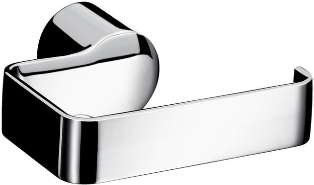 EMCO Papierhalter fino 00100 ohne Deckel – Verchromter Toilettenpapier-Rollenhalter mit verdeckter Befestigung