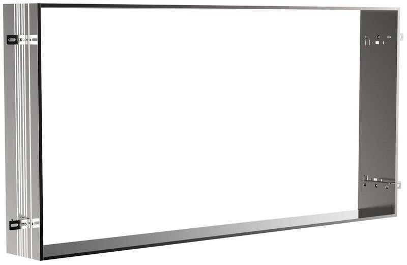 EMCO Einbaurahmen prime 2 00015 für Lichtspiegelschrank 1600 mm – Aluminium silber eloxiert