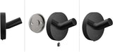EMCO Round Einfachhaken aus Zamak, verchromt, 40 mm – Wandmontage