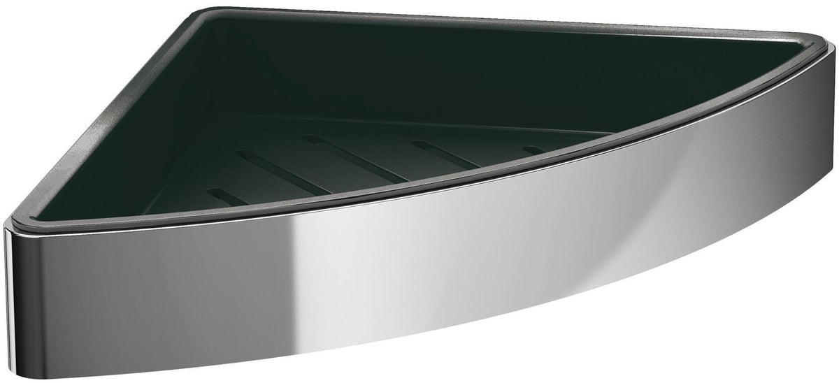 EMCO Eckseifenkorb loft 00103 – Chrom, verdeckte Wandbefestigung, herausnehmbarer Einsatz