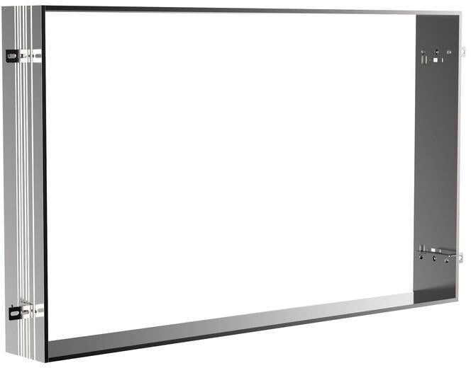 EMCO Einbaurahmen prime 2 00015 für Lichtspiegelschrank 1600 mm – Aluminium silber eloxiert