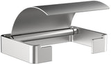 EMCO Papierhalter loft 01600 mit Deckel – Edelstahl-Optik, verdeckte Wandmontage