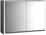 EMCO Lichtspiegelschrank LOFT Aufputz 1000 mm 2-türig mit LED-Beleuchtung und Touch-Steuerung