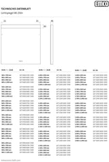 EMCO LED-Lichtspiegel MI 250+ mit Touch-Bedienfeld, 400x700 mm, durchgehender Lichtausschnitt