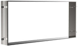 EMCO prime Einbaurahmen für Lichtspiegelschrank 600 mm – Aluminium silber eloxiert
