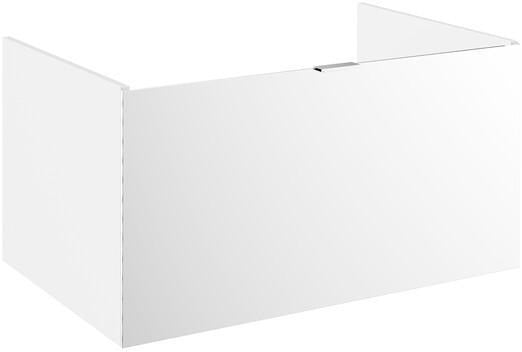 EMCO evo Waschtisch-Unterschrank 808 mm optiwhite mit 1 Auszug und Soft-Close