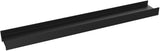 EMCO Duschreling S 85 mit Ablaufrinne 300 mm in Schwarz-Matt – Wandmontage, Ablage, Rasier- und Schwammhalter