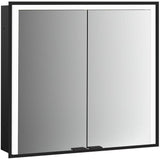 EMCO prime 3 LED-Lichtspiegelschrank 1000 mm, 2-türig, Unterputz, Aluminium, IP20
