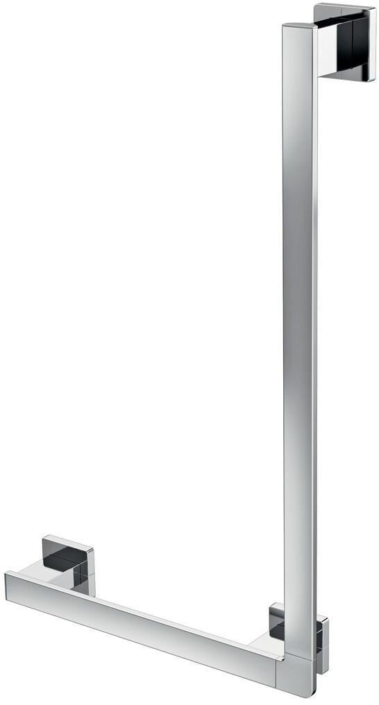 EMCO Winkelgriff loft 00106 links 90° chrom – Wandhaltegriff 662 x 412 mm