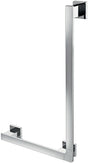 EMCO Winkelgriff loft 00106 links 90° chrom – Wandhaltegriff 662 x 412 mm