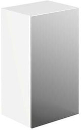 EMCO evo Halb-Hochschrank 750 mm mit Doppelspiegeltür – Spiegel/Weiß, LED, Tip-on