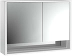 Aluminium / 05216 Aufputz, breite Tür li 1000 mm alu.
