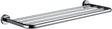EMCO Handtuchablage rondo 2 600 mm Chrom – 4 Stangen, verdeckte Befestigung