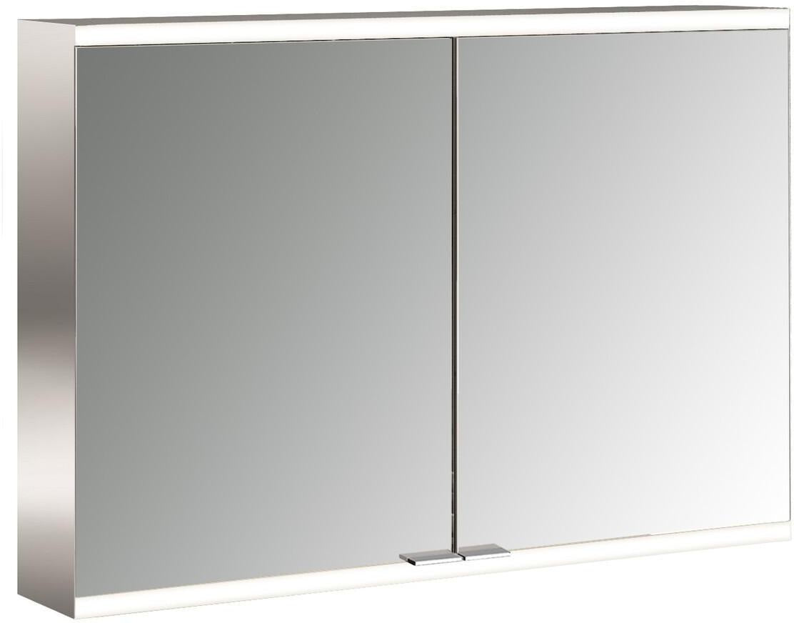 EMCO Lichtspiegelschrank prime 2 Aufputz 1000 mm 2-türig mit LED und Touchsensoren