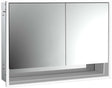 EMCO Lichtspiegelschrank loft 05217 Unterputz, 2-türig, 1000 mm, Alu, LED, Touch