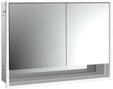 EMCO Lichtspiegelschrank loft 05217 Unterputz, 2-türig, 1000 mm, Alu, LED, Touch