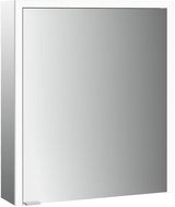 EMCO Lichtspiegelschrank prime 3 600 mm Aufputz, 1 Tür rechts, LED, Touchsensoren, Aluminium