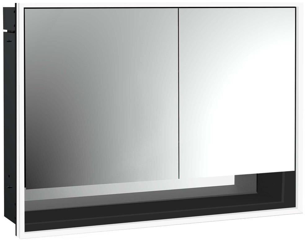 EMCO Lichtspiegelschrank loft 05217 Unterputz, 2-türig, 1000 mm, Alu, LED, Touch