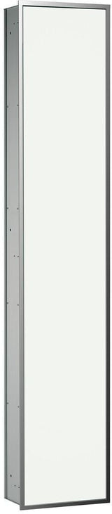 EMCO asis 300 Schrankmodul Unterputz 1584 mm alu/weiß mit LED-Beleuchtung