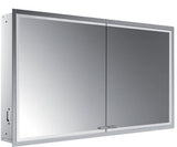 EMCO Lichtspiegelschrank prestige 2 1215 mm Unterputz, 2-türig, Aluminium, emco light system