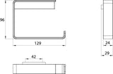 EMCO Papierhalter loft 00100 mit Deckel – verchromter Toilettenpapier-Rollenhalter zur Wandmontage