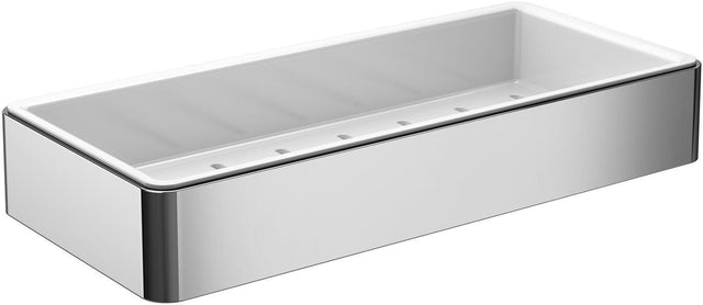 EMCO Seifenkorb loft 00102 – Duschkorb 220 mm mit herausnehmbarem Einsatz, Chrom