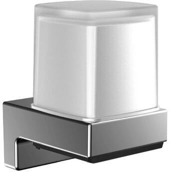 EMCO cue Sensor-Seifenspender 00101 mit satiniertem Kristallglas & Chrom – berührungslos, Akku