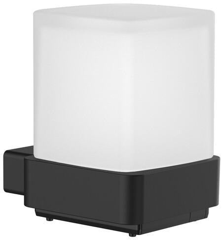 EMCO Sensor-Seifenspender loft 13305 – berührungslos, satiniertes Kristallglas, schwarz