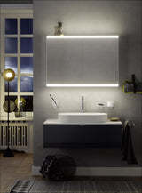 EMCO Lichtspiegelschrank prime 2 600 mm Aufputz, Anschlag links, Aluminium, LED