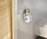 EMCO Papierhalter trend 00104 mit Universalablage, Chrom, Zamak, Schraubbefestigung