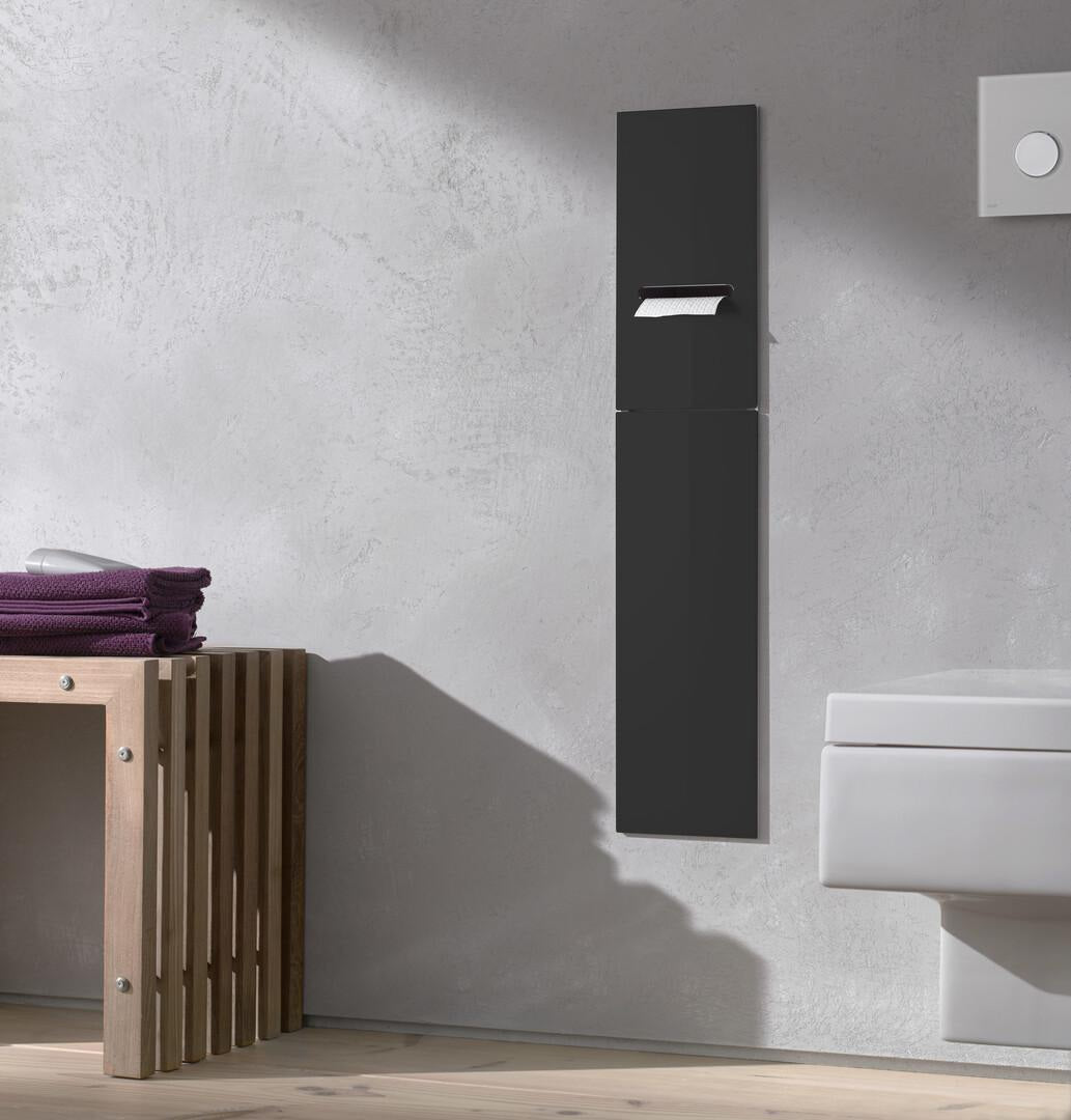 EMCO WC-Modul asis 2.0 Unterputz, Anschlag links, 811 mm, Weiß – mit Papierhalter & WC-Bürste