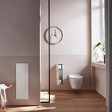EMCO WC-Modul asis pure 27408 Unterputz, Anschlag links, 600 mm, weiße Glasfront