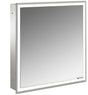 EMCO prime Lichtspiegelschrank 600 mm Unterputz, Anschlag links, LED, Touchsensoren, Alu
