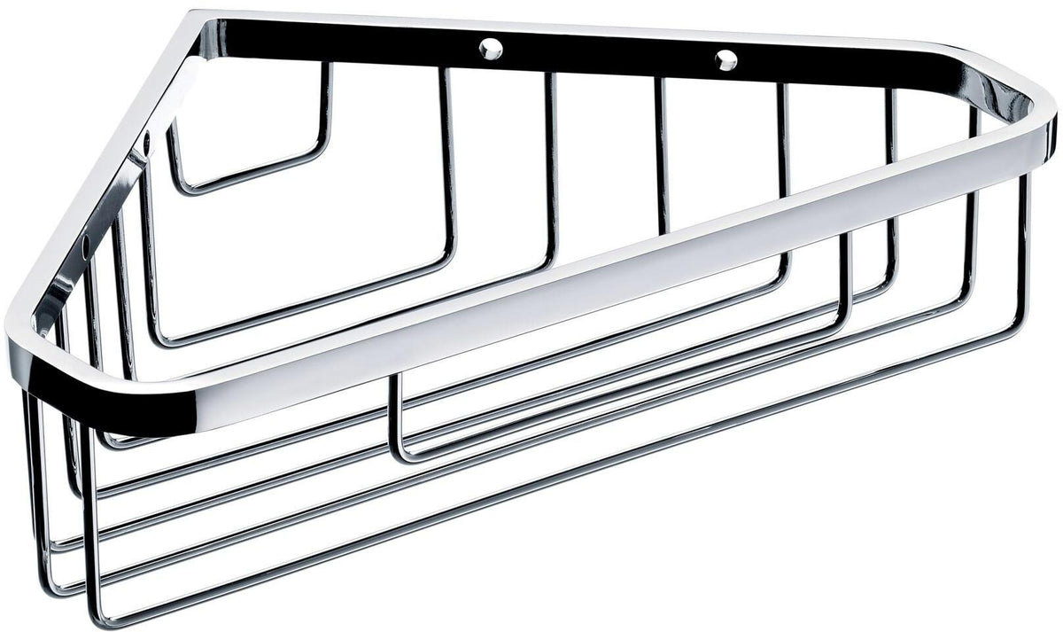 EMCO Eckschwammkorb system2 00109 mit Wandbefestigung, Chrom, Zamak