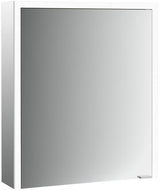 EMCO prime 3 LED-Lichtspiegelschrank 600 mm Aufputz, 1 Tür, Anschlag links, Aluminium