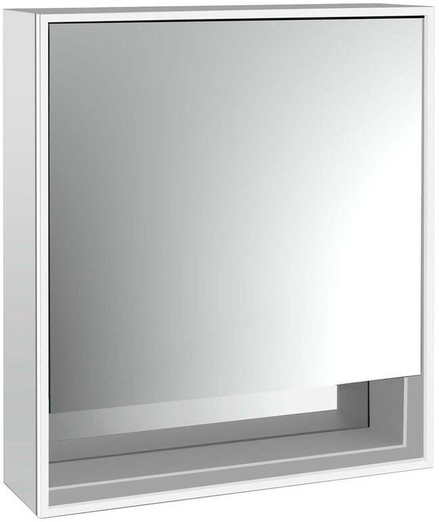 EMCO Lichtspiegelschrank LOFT 05202 Aufputz 600 mm, 1-türig, Aluminium, LED